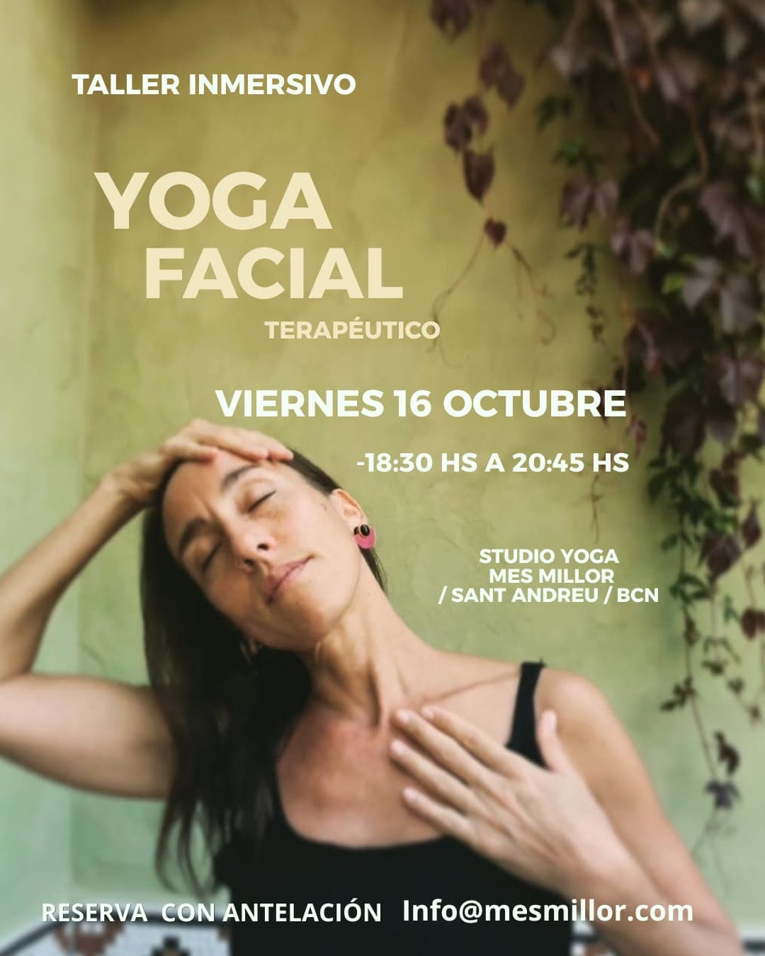 Face yoga and self-massage workshop